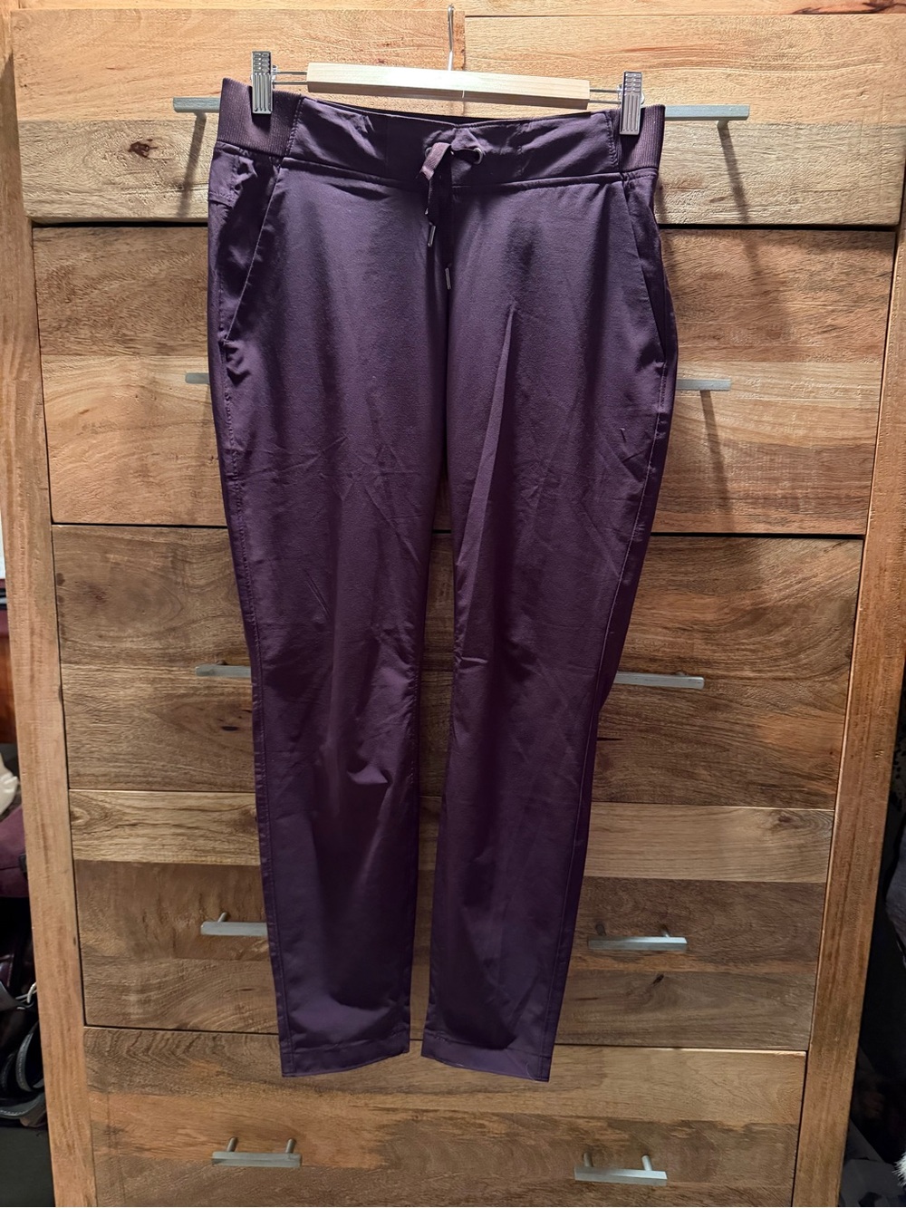 Athleta Plum Stretch Jogger Pants with Drawstring